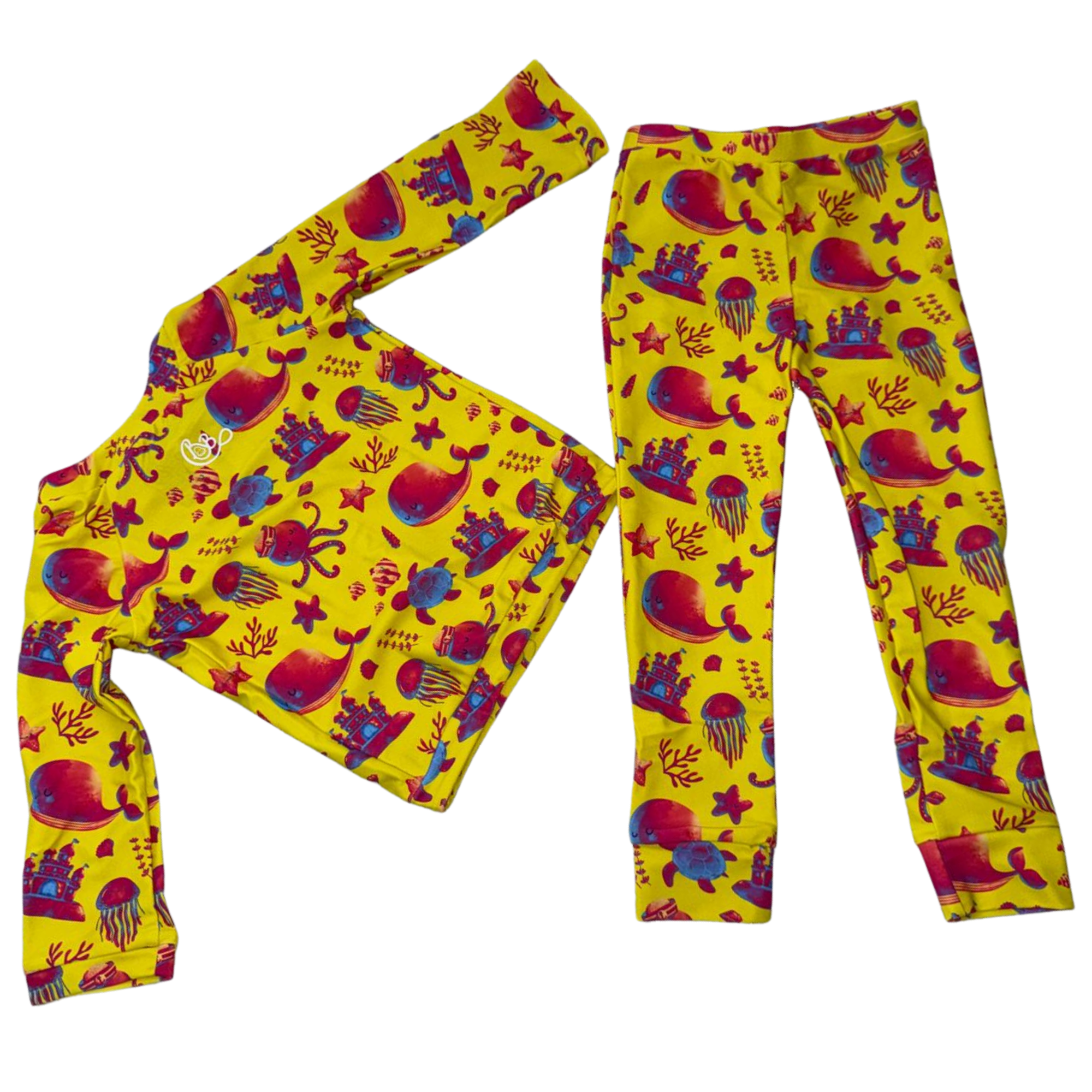 SafeSplash Zweiteiliger Rashguard-Set mit Reißverschluss